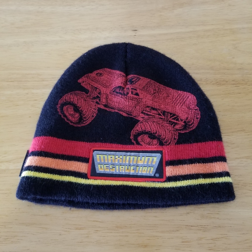 Maximum Destruction Monster Truck Beanie